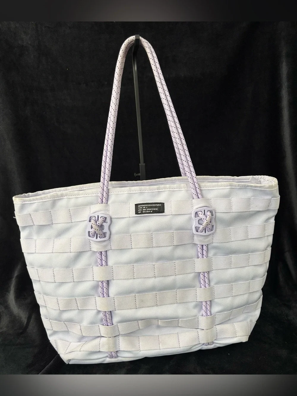 Nike AF-1 Winterized Issue Tote Icy Gray Lavender Rare